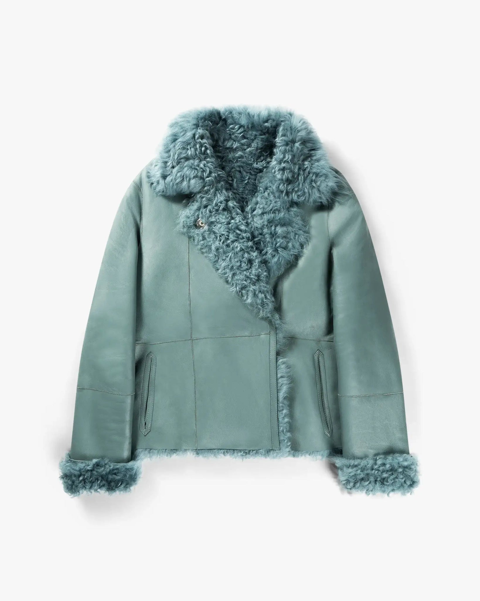 Kurze Wendbare Lockige Shearlingjacke von Balatt - Outdoor / Jacken BALATT