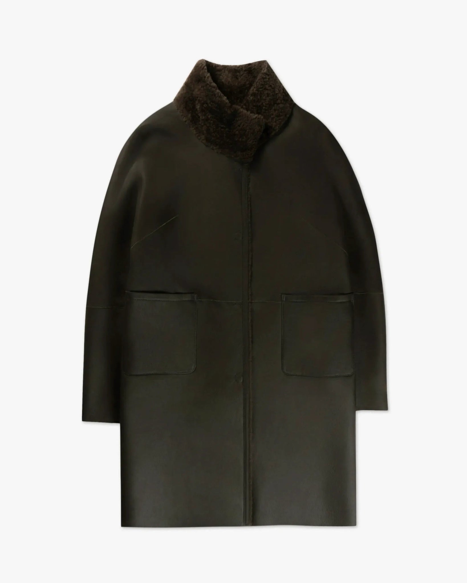 Kurzer Wendbarer Rasierter Shearlingmantel von Balatt - Outdoor / Jacken BALATT