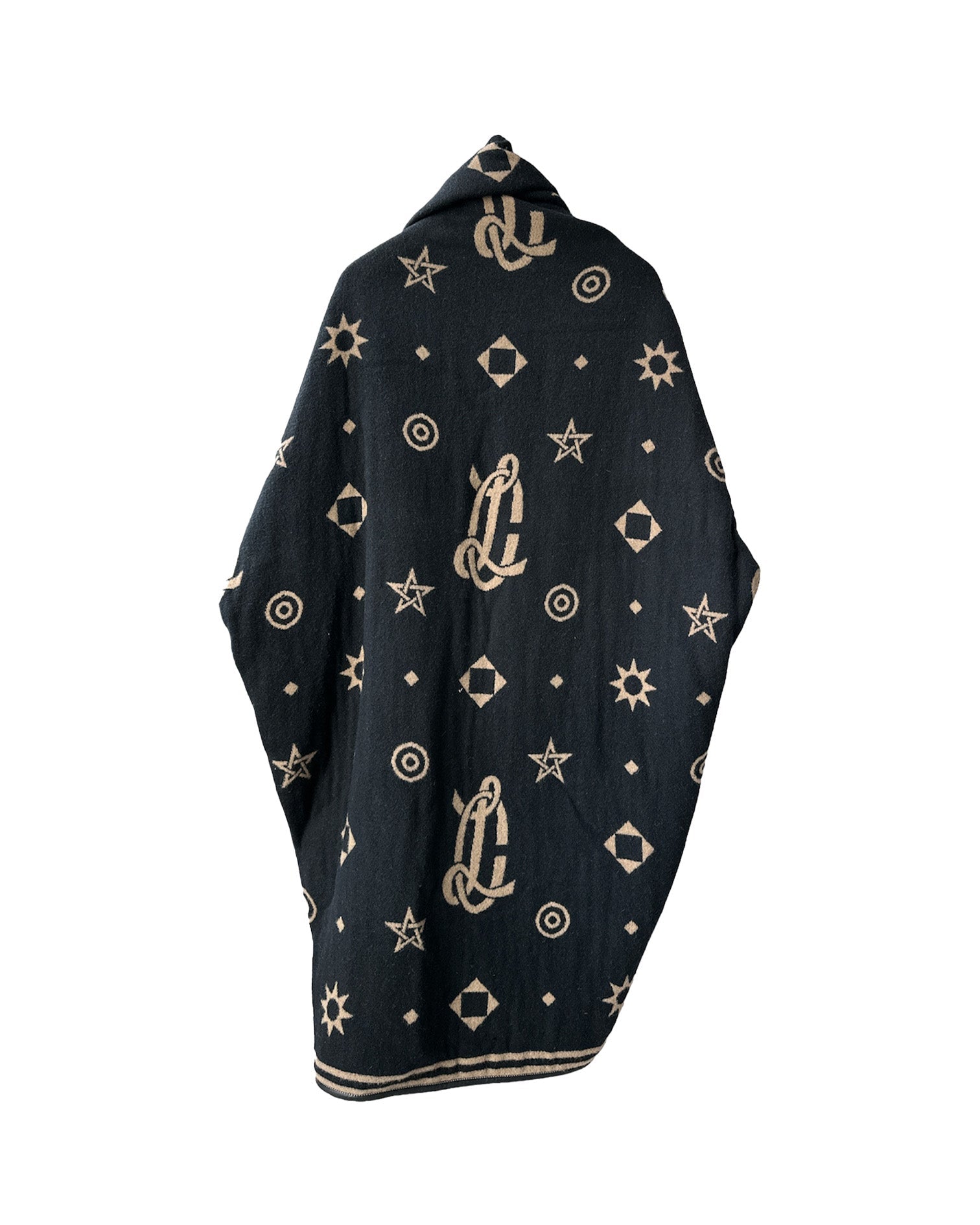 LA COUVERTURE | REVERSABLE CASHMERE - BLEND 3 LAYER SOLID PONCHO - Coats & Jackets LA COUVERTURE