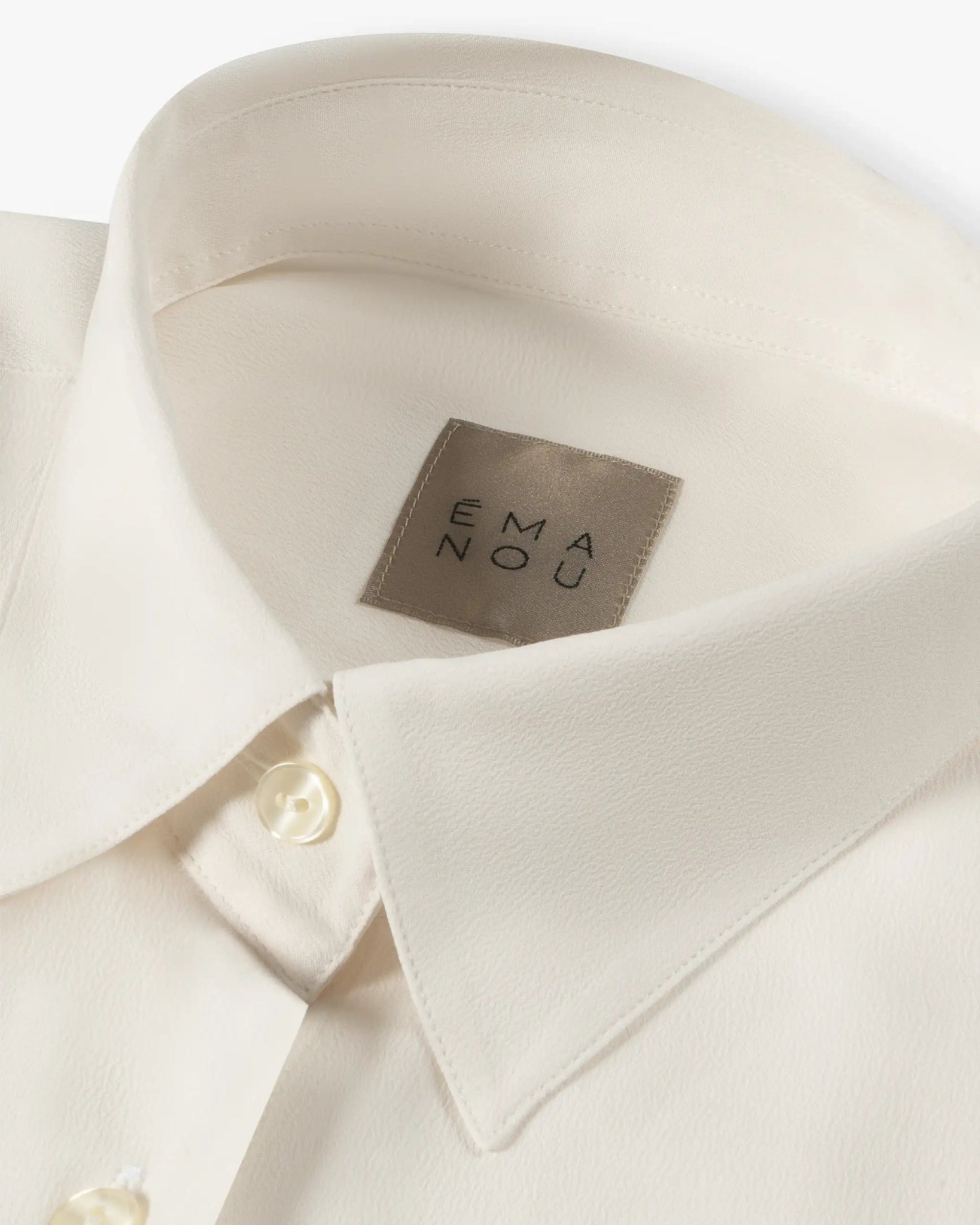 Langmanschetten Seiden - Stretchbluse von Emanou - Blouses EMANOU