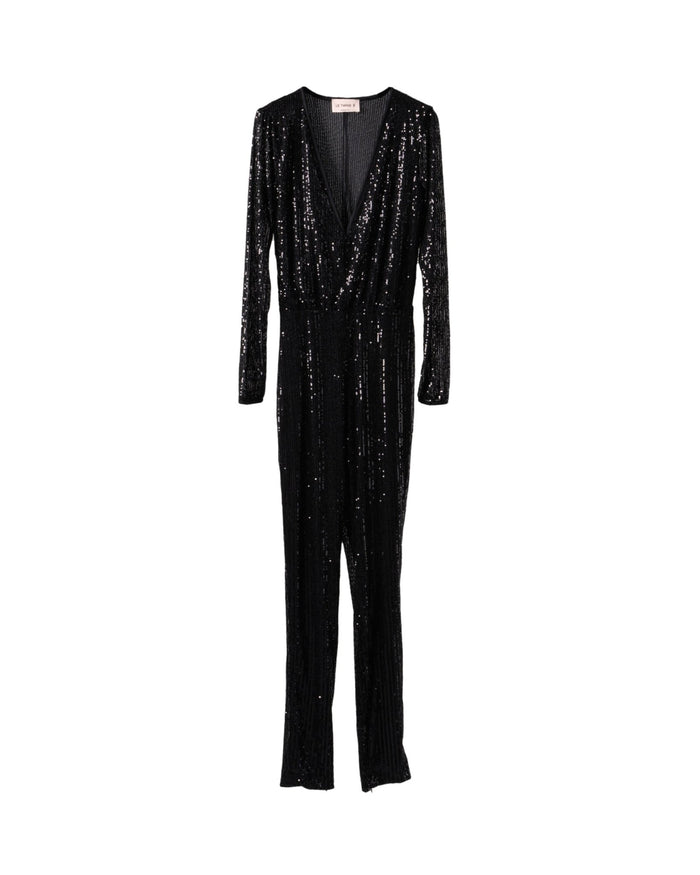 LE TWINS | PAILETTS LONGSLEEVE JUMPSUIT
