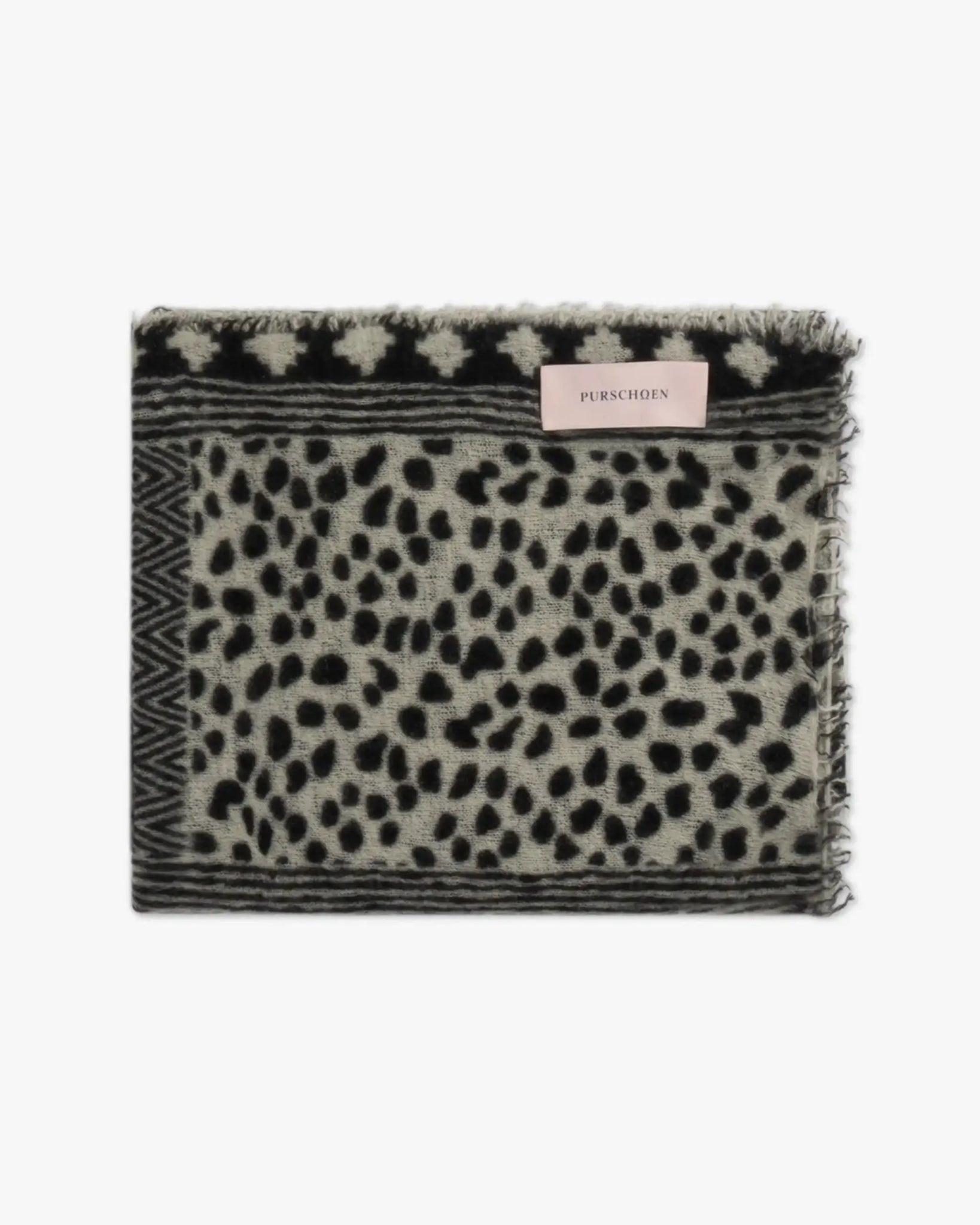 Leoparden Kaschmirfilz Schal von Purschoen - Scarves PURSCHOEN