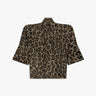 Leopardenmuster Printed Boxy Kurzjacke aus Kaschmir von Alonpi - Coats & Jackets ALONPI CASHMERE