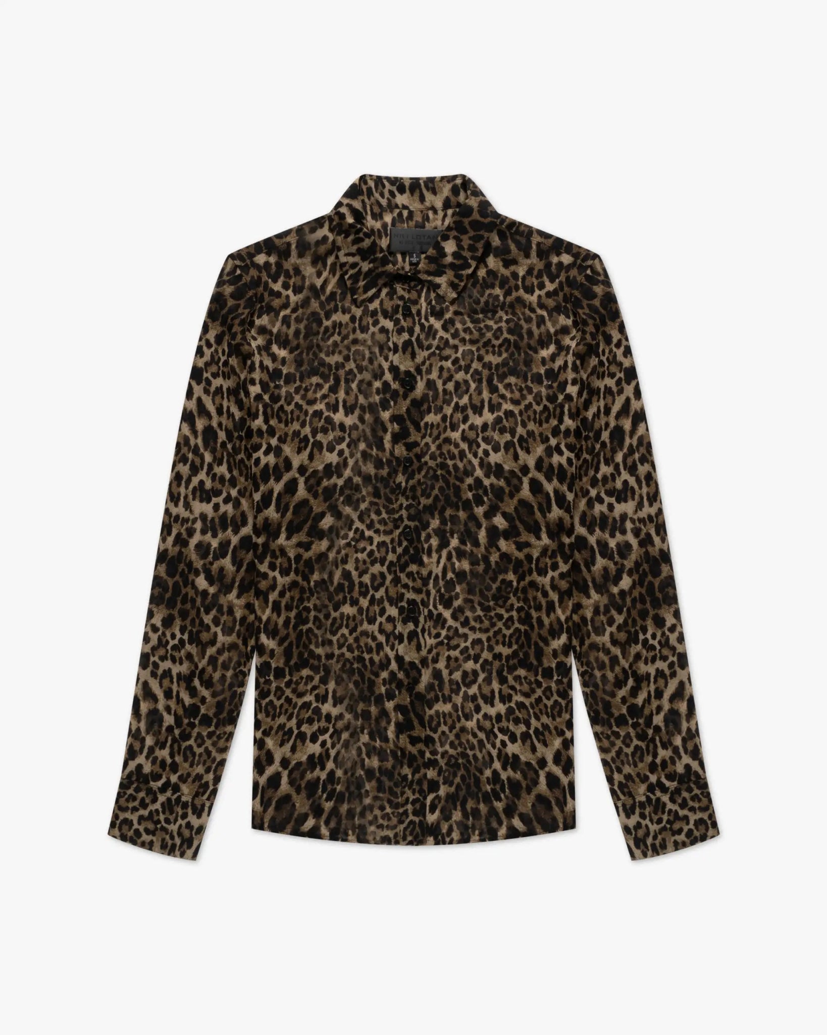 Leopardfarbenes Gaija Slim Shirt von Nili Lotan - Shirts NILI LOTAN