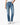 Light Blaue Jeans mit Mid Rise und ausgefranstem Saum von Mother - Denim MOTHER