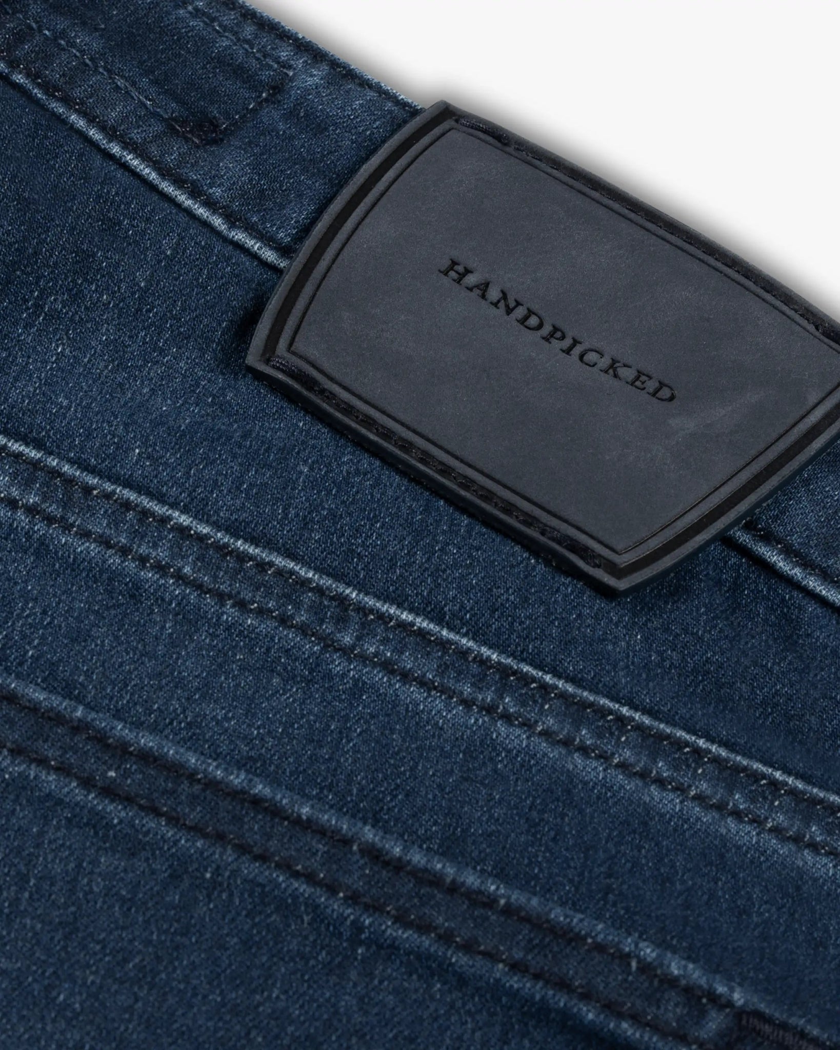 Light Stonefarbene Luxus 5 Pocket Stretch Denim Hose von Handpicked - Denim HANDPICKED