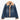 Limitierte Blau Beige Vintage Nerzfell Denimjacke von Seafarer - Denim SEAFARER