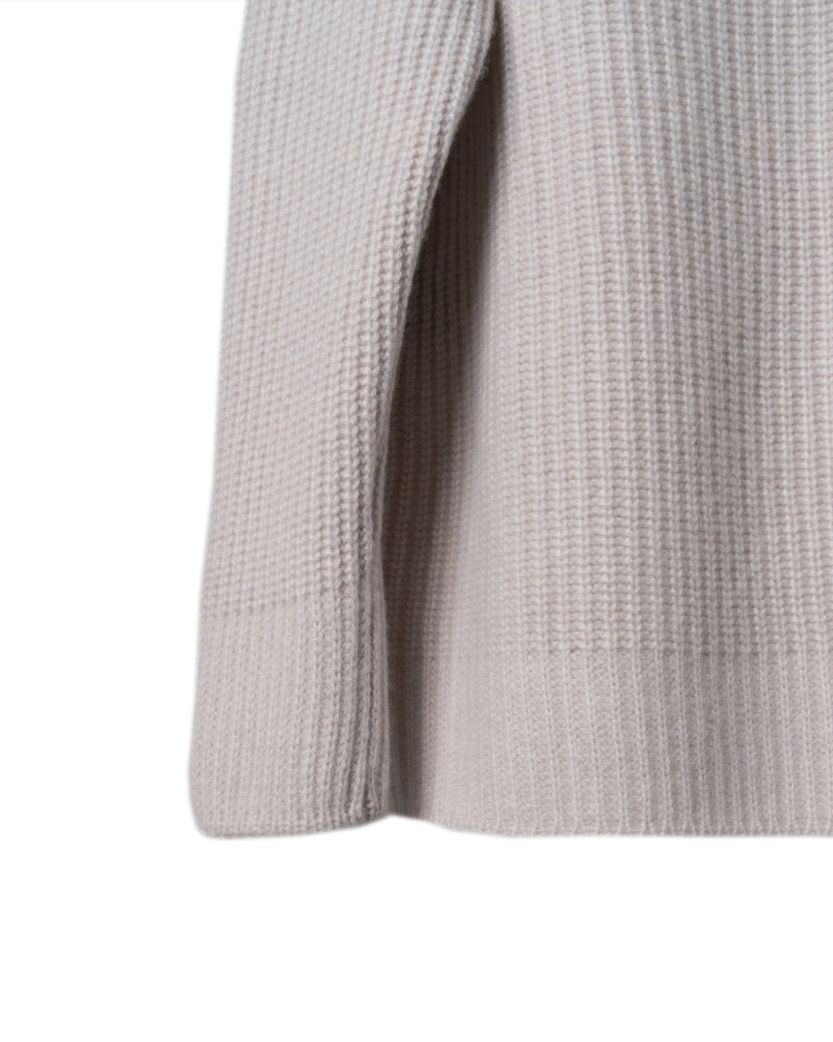 LUNARIA | 4PLY LONG RIB - TRIM ROLL NECK JUMPER - Knitwear LUNARIA