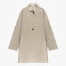 Mandelfarbener Uni Woll Raglan Mantel von Harris Wharf London - Coats & Jackets HARRIS WARF