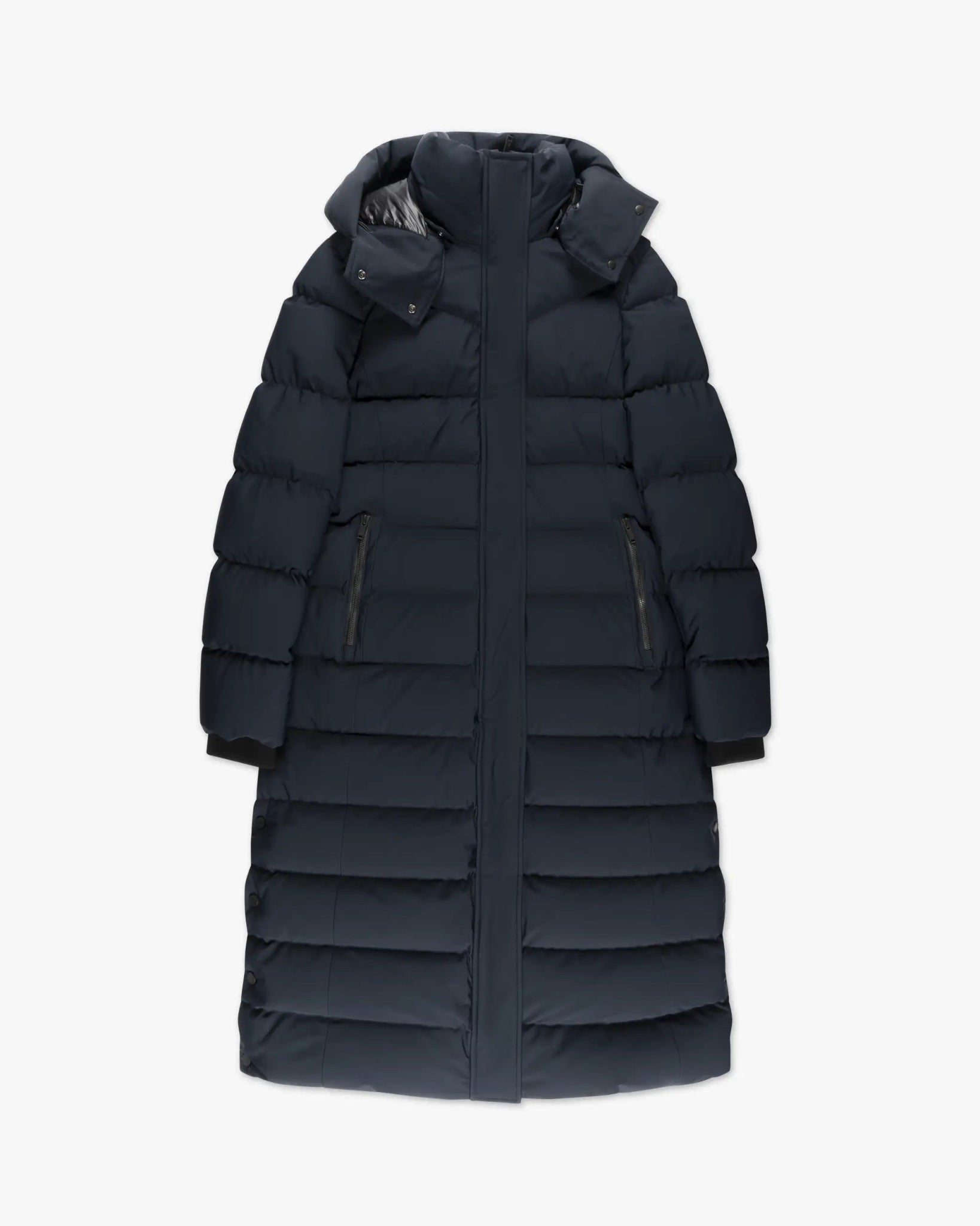 Marineblaue extra lange Heavy - Canvas - Daunenjacke von Moose Knuckles - Coats & Jackets MOOSE KNUCKLES