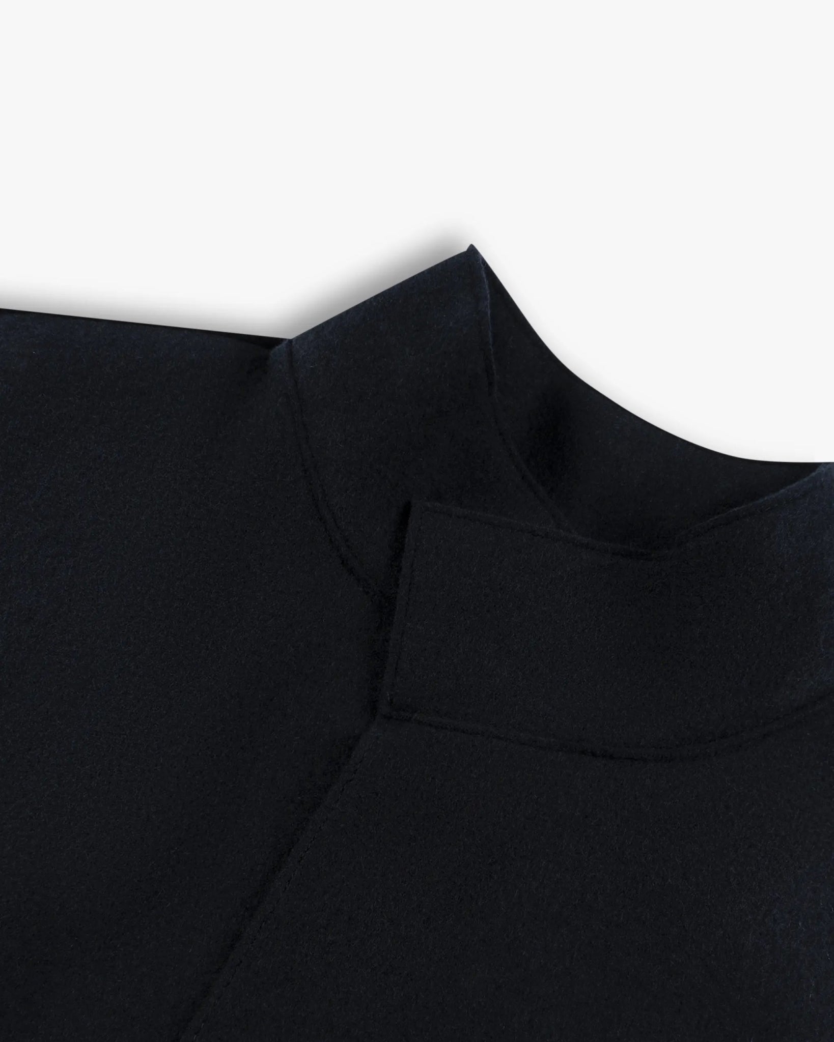 Marineblauer 3 - 4 Arm Gewalktes Cashmere Mantel von Lunaria - Knitwear LUNARIA