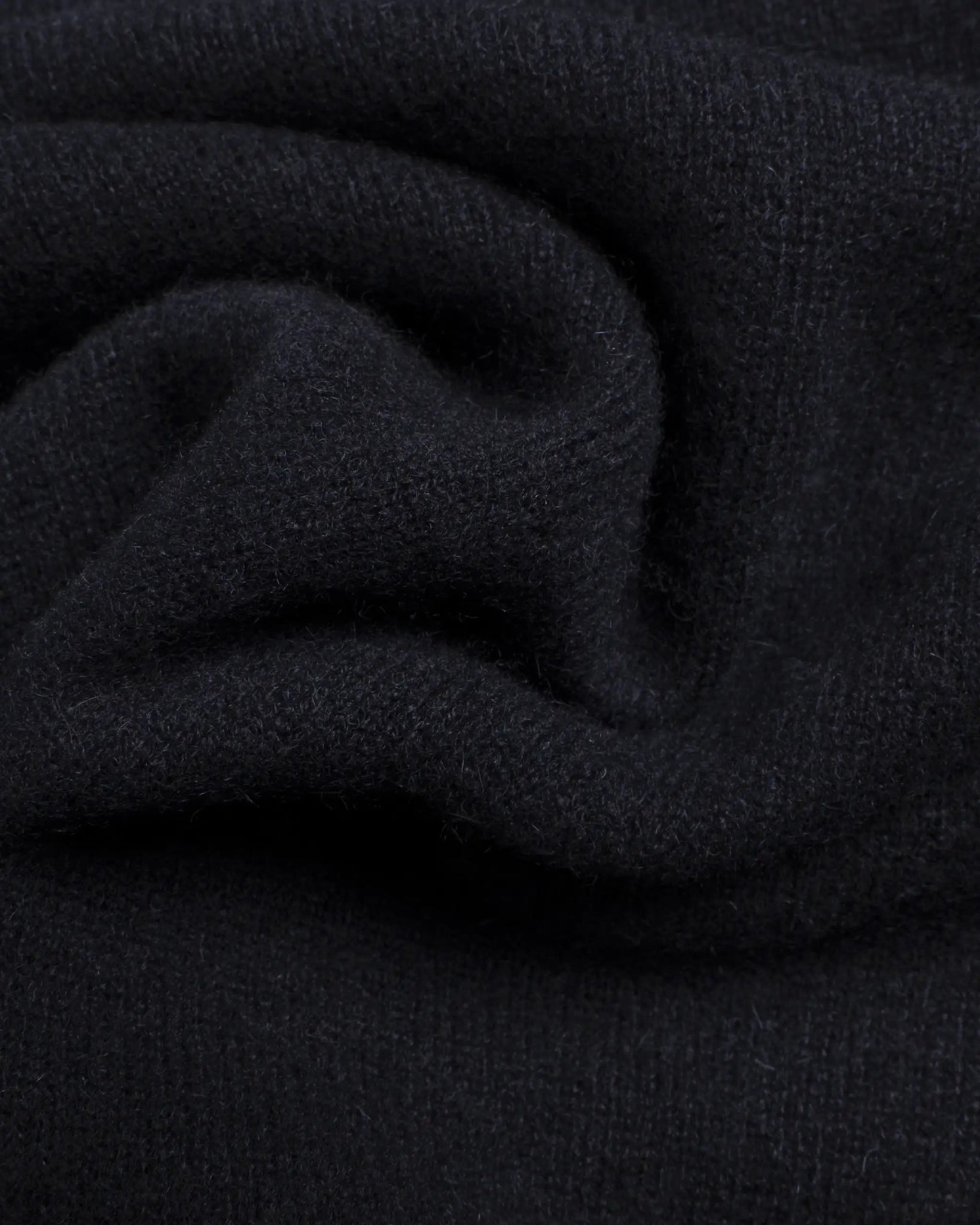 Merino Navy 2 Fädiger Cashmere Langarm Boxy Rundhals von Lunaria - Knitwear LUNARIA