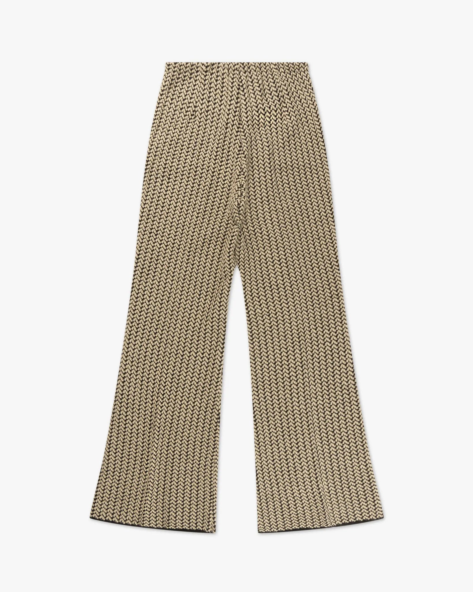 Merinowoll Jacquard Schlaghose von Siyu - Trousers SIYU