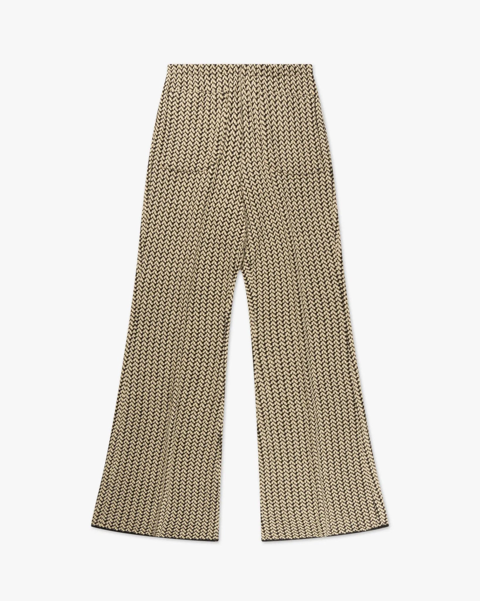 Merinowoll Jacquard Schlaghose von Siyu - Trousers SIYU