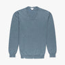 Metallfarbener 12 Gauge V Pullover von Avant Toi - Knitwear AVANT TOI