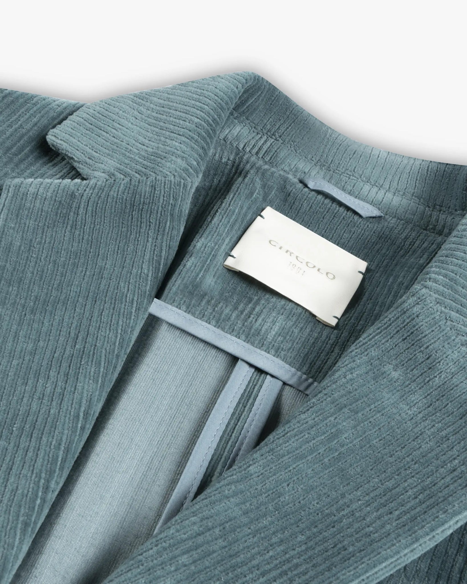 Metallfarbener Stretchkord Ein Knopf Boyfriend - Blazer von Circolo - Blazers CIRCOLO 1901
