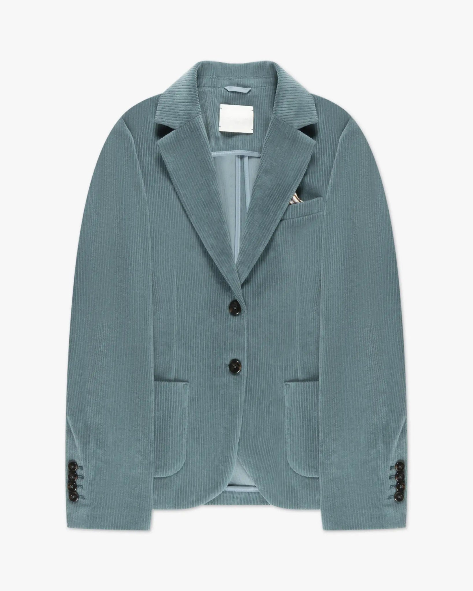 Metallfarbener Stretchkord Ein Knopf Boyfriend - Blazer von Circolo - Blazers CIRCOLO 1901
