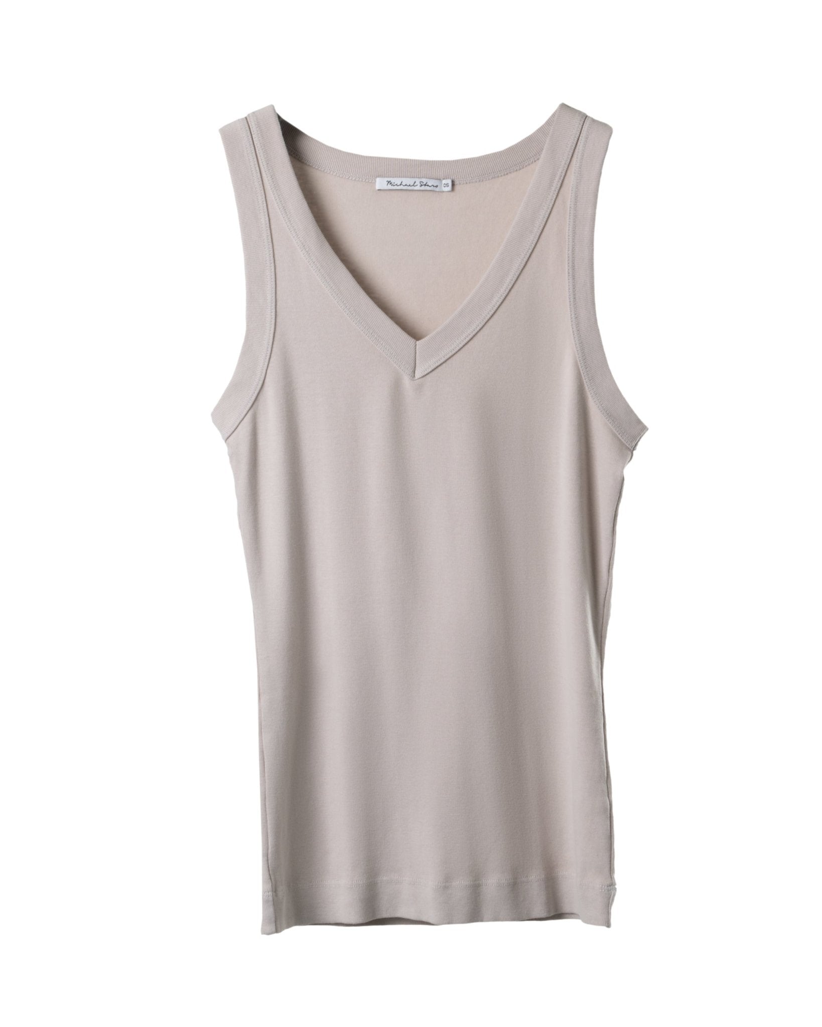 MICHAEL STARS | RIB COTTON V - TANKTOP - T-Shirts MICHAEL STARS