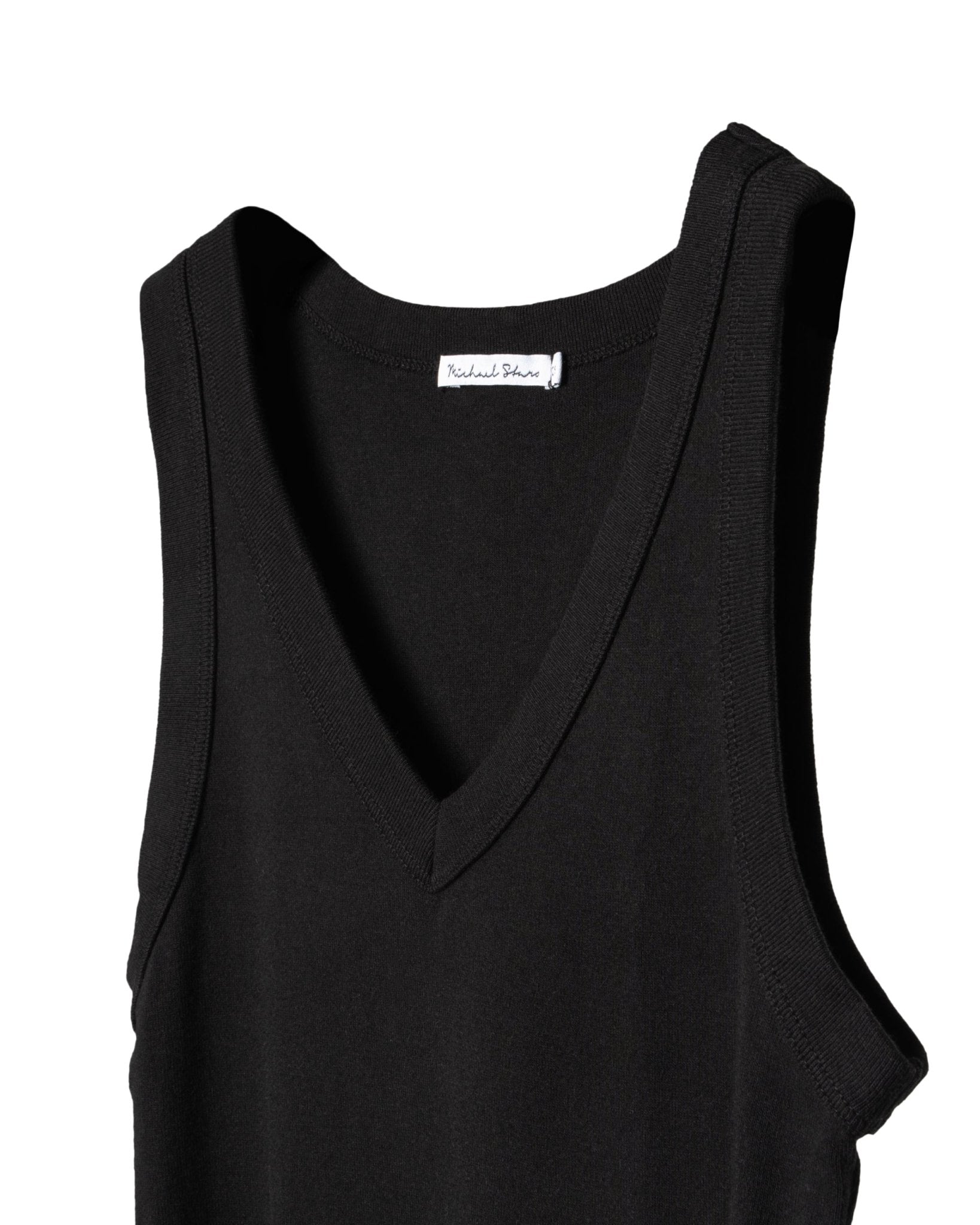 MICHAEL STARS | RIB COTTON V - TANKTOP - T-Shirts MICHAEL STARS