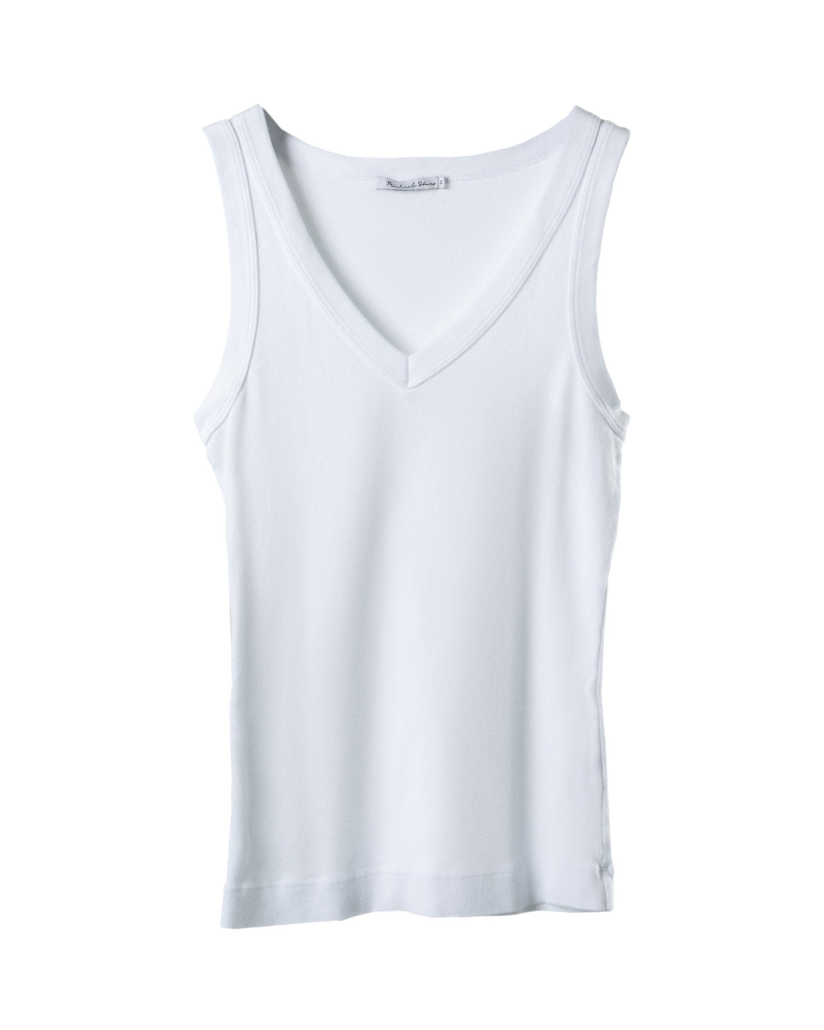 MICHAEL STARS | RIB COTTON V - TANKTOP - T-Shirts MICHAEL STARS