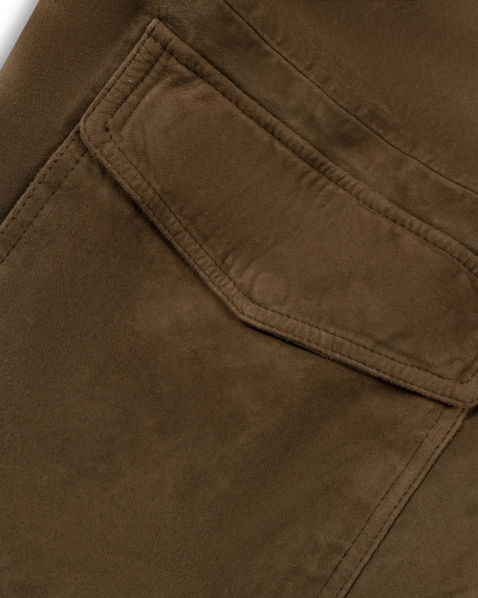 Militärfarbene Boyfriend Ziegen Velour Jacke von Benedetta Novi - BLOUSON BENEDETTA NOVI