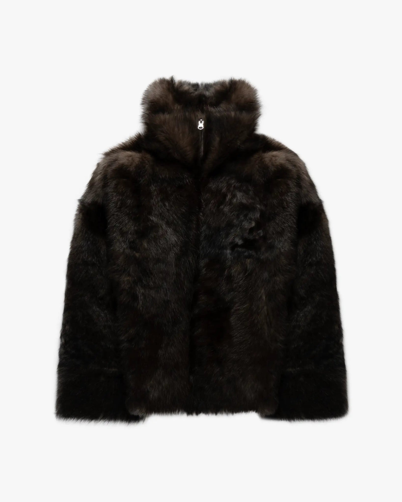 Minkfarbene Reversible Oversize Wulf Short Jacke von Balatt - Coats & Jackets BALATT
