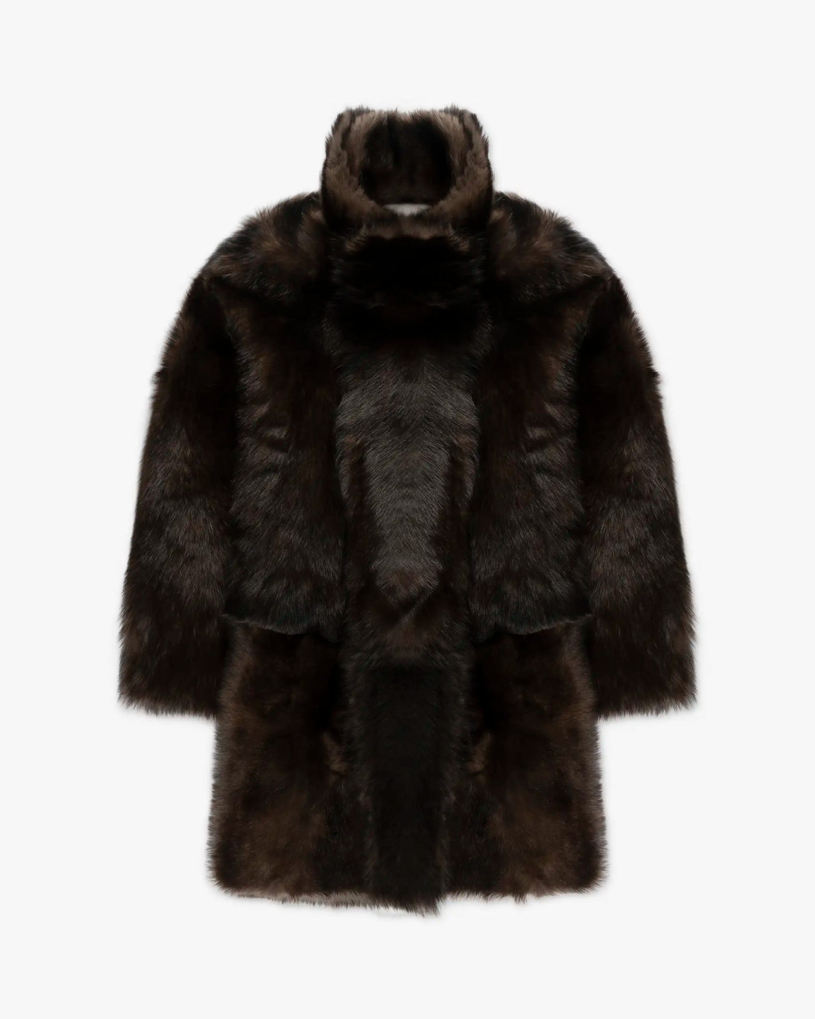 Minkfarbener Wendbarer Übergroßer Mantel von Balatt - Coats & Jackets BALATT
