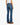 Mittelblaue Jeans Bootcut Tailorless Retro Fade von 7 For All Man Kind - Denim 7 FOR ALL