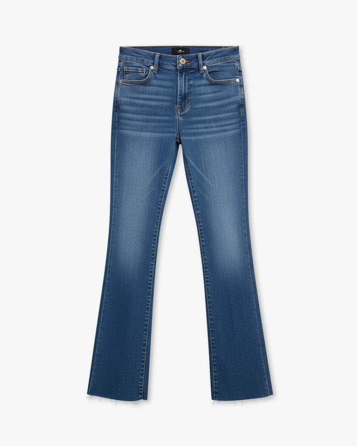 Mittelblaue Jeans Bootcut Tailorless Retro Fade von 7 For All Man Kind