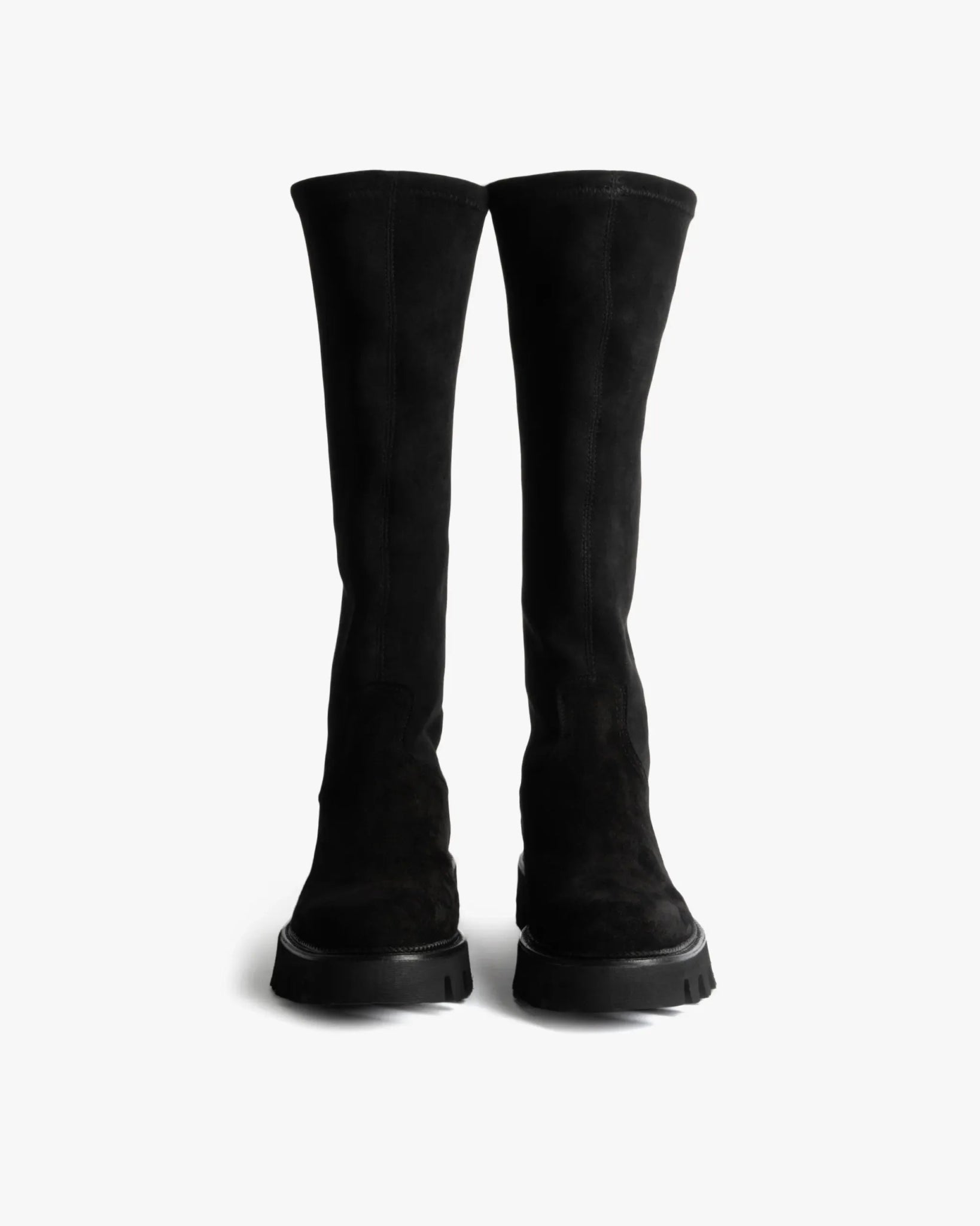 Mittelhoher Stretch - Wildlederstiefel von Emanuela Rosseti - Shoes CAIMAN SHOES