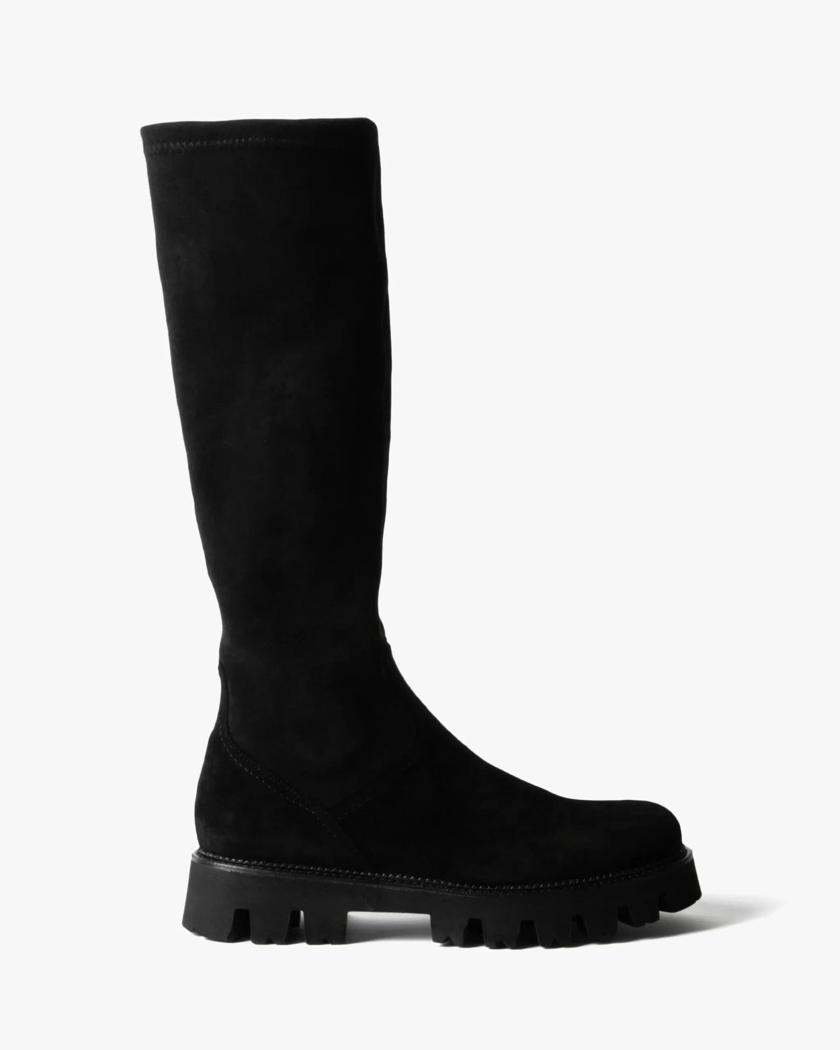 Mittelhoher Stretch - Wildlederstiefel von Emanuela Rosseti - Shoes CAIMAN SHOES