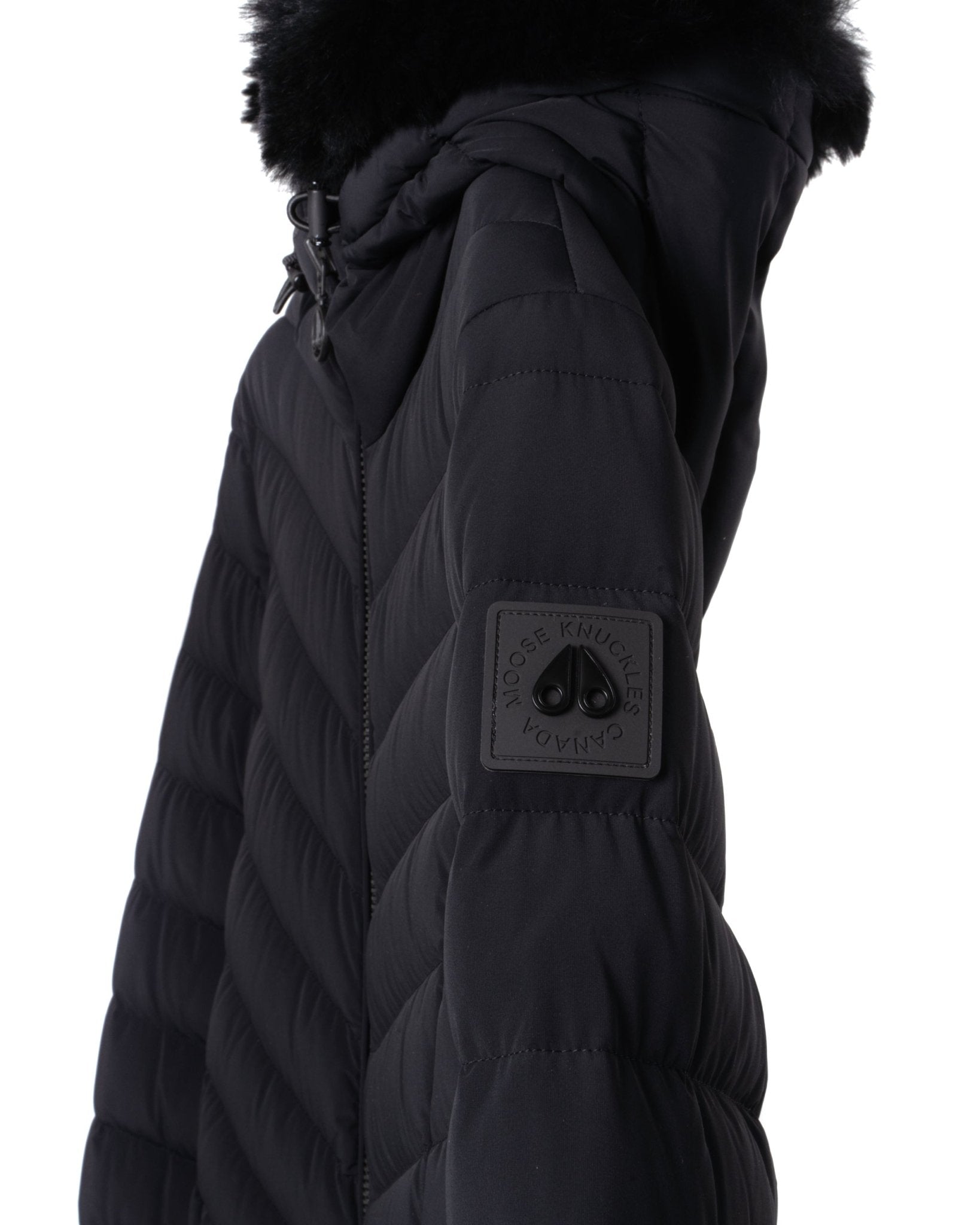 MOOSE KNUCKLES | ROSELAWN JACKET 4 - WAY - POWER SHEARLING TRIM - Coats & Jackets MOOSE KNUCKLES