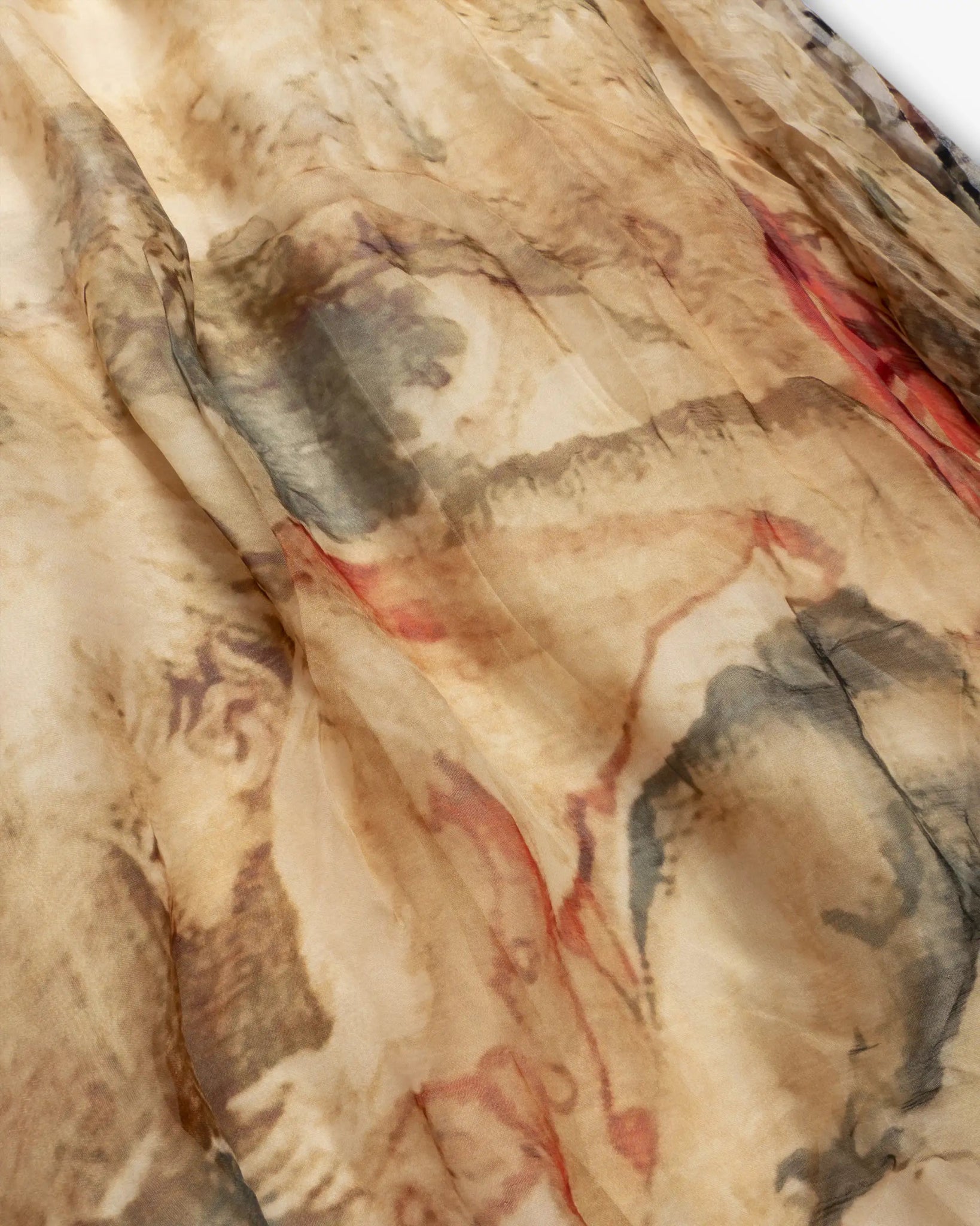 Multicolorfarbener Voile Rock von Mes Demoiselles Paris - Skirts DEMOISELLES