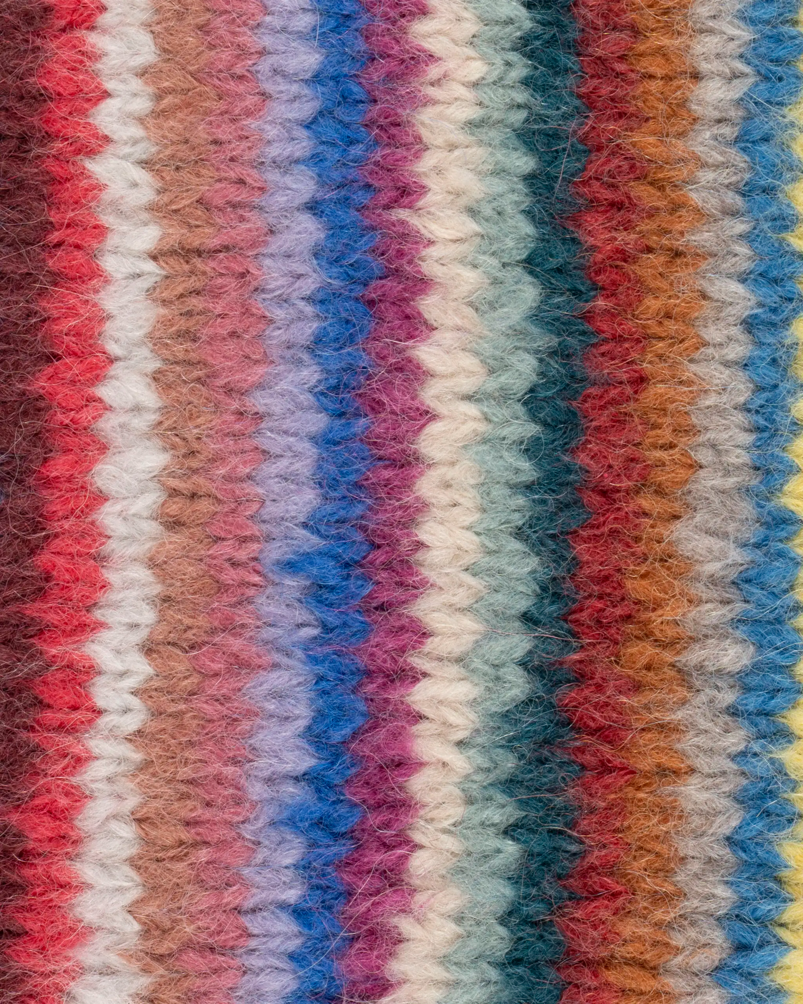 Multifarbener Boxy Rundhals Pullover von Frantic by Andrea Venturini - Knitwear FRANTIC