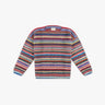 Multifarbener Boxy Rundhals Pullover von Frantic by Andrea Venturini - Knitwear FRANTIC