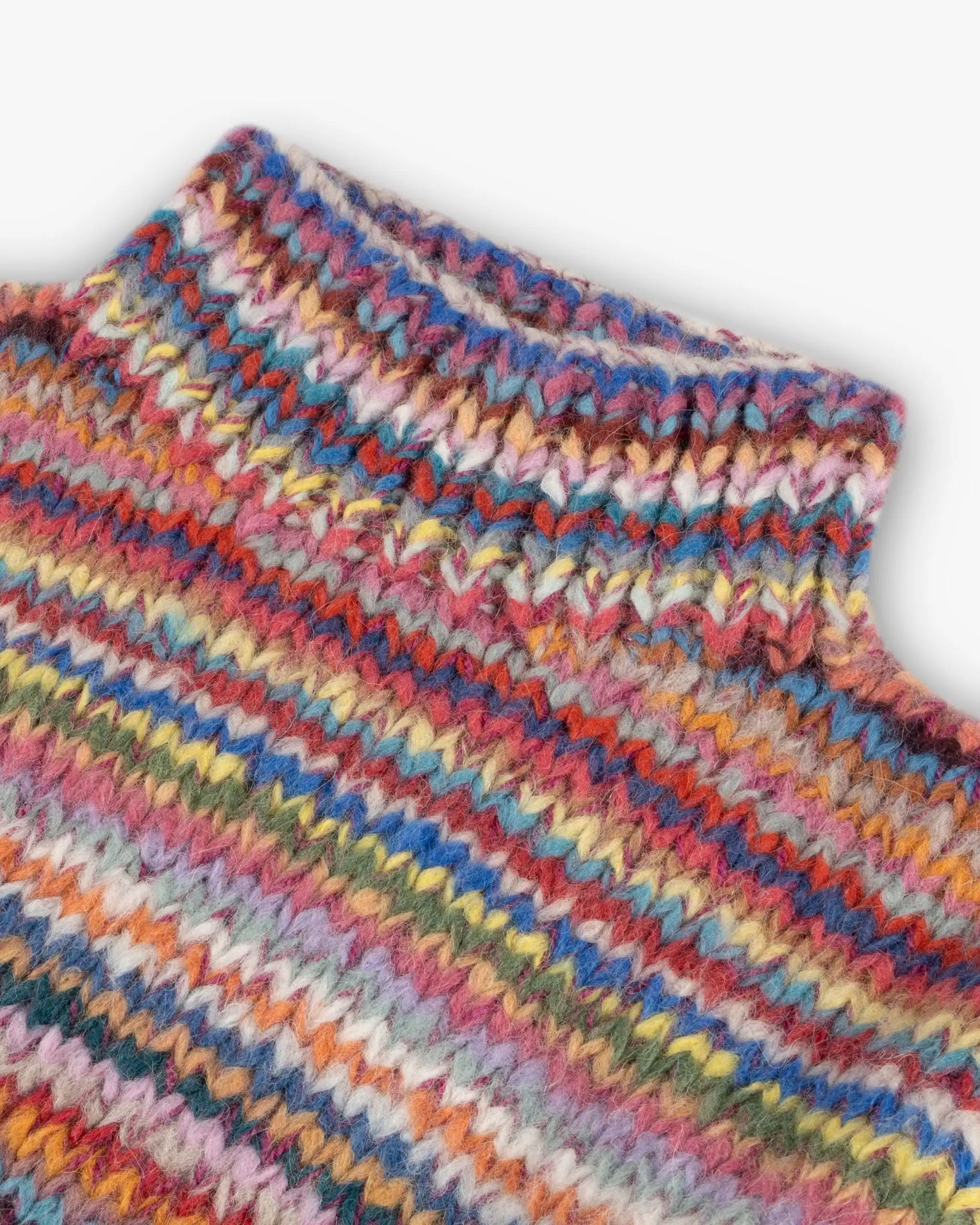 Multifarbener Zickzack Streifen Rollkragen Pullover von Frantic by Andrea Venturini - Knitwear FRANTIC