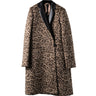 N21 | WOOLCOAT FAKE LEATHER REVER TRIM COAT - Coats & Jackets N21