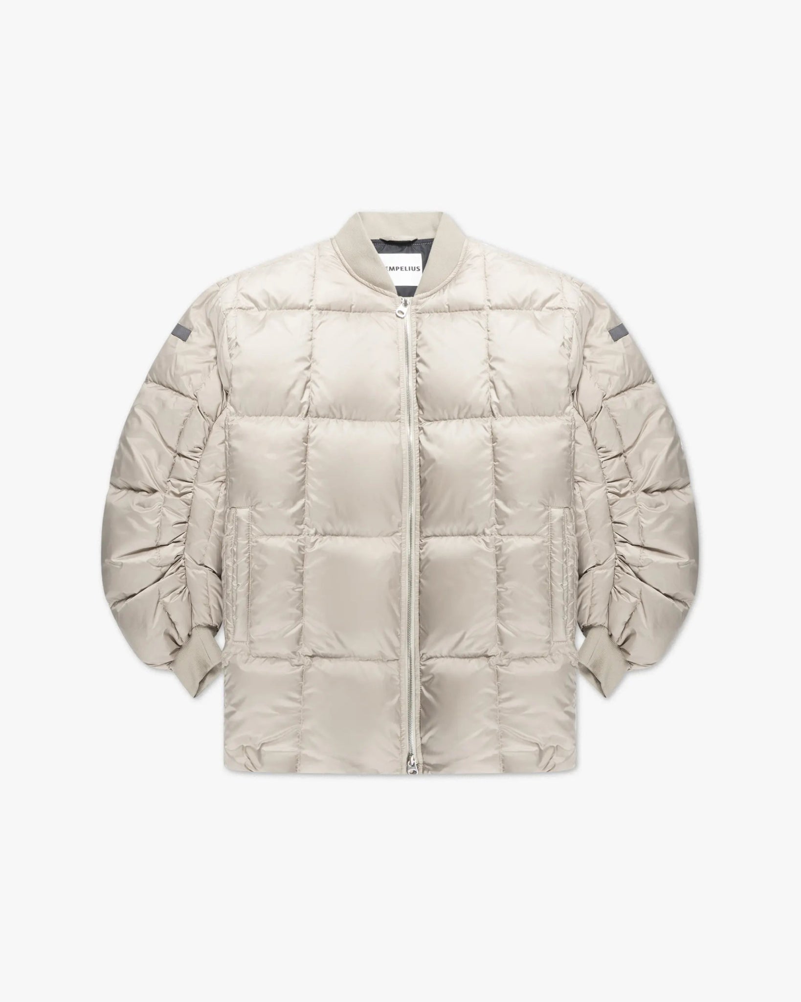 Naturfarbene Italienische Seiden Nylon Jacke von Lempelius - Coats & Jackets LEMPELIUS