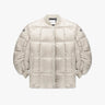 Naturfarbene Italienische Seiden Nylon Jacke von Lempelius - Coats & Jackets LEMPELIUS