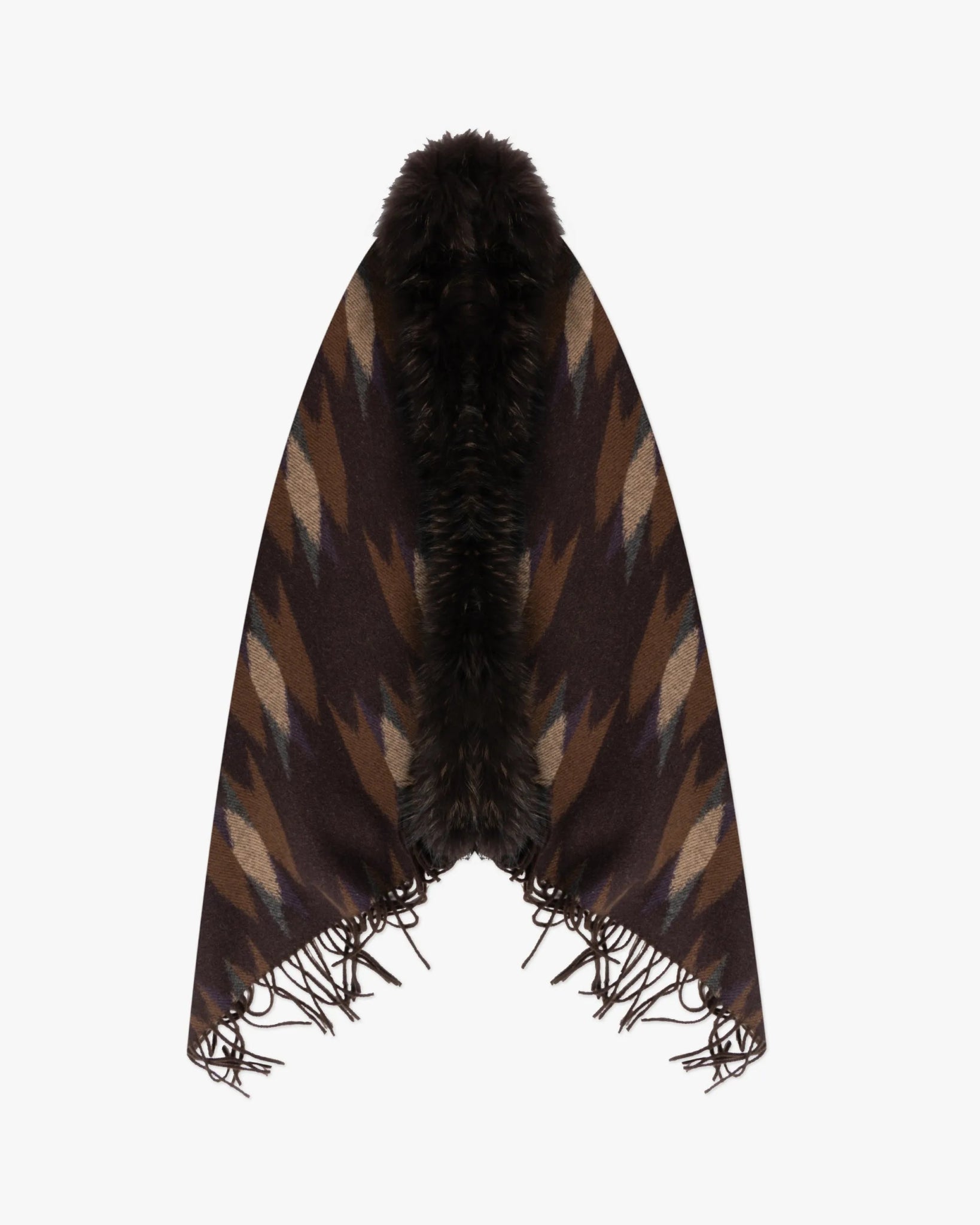 Navajo - Racoon - Besatz - Stola von Bazar Deluxe - Coats & Jackets BAZAR DELUXE