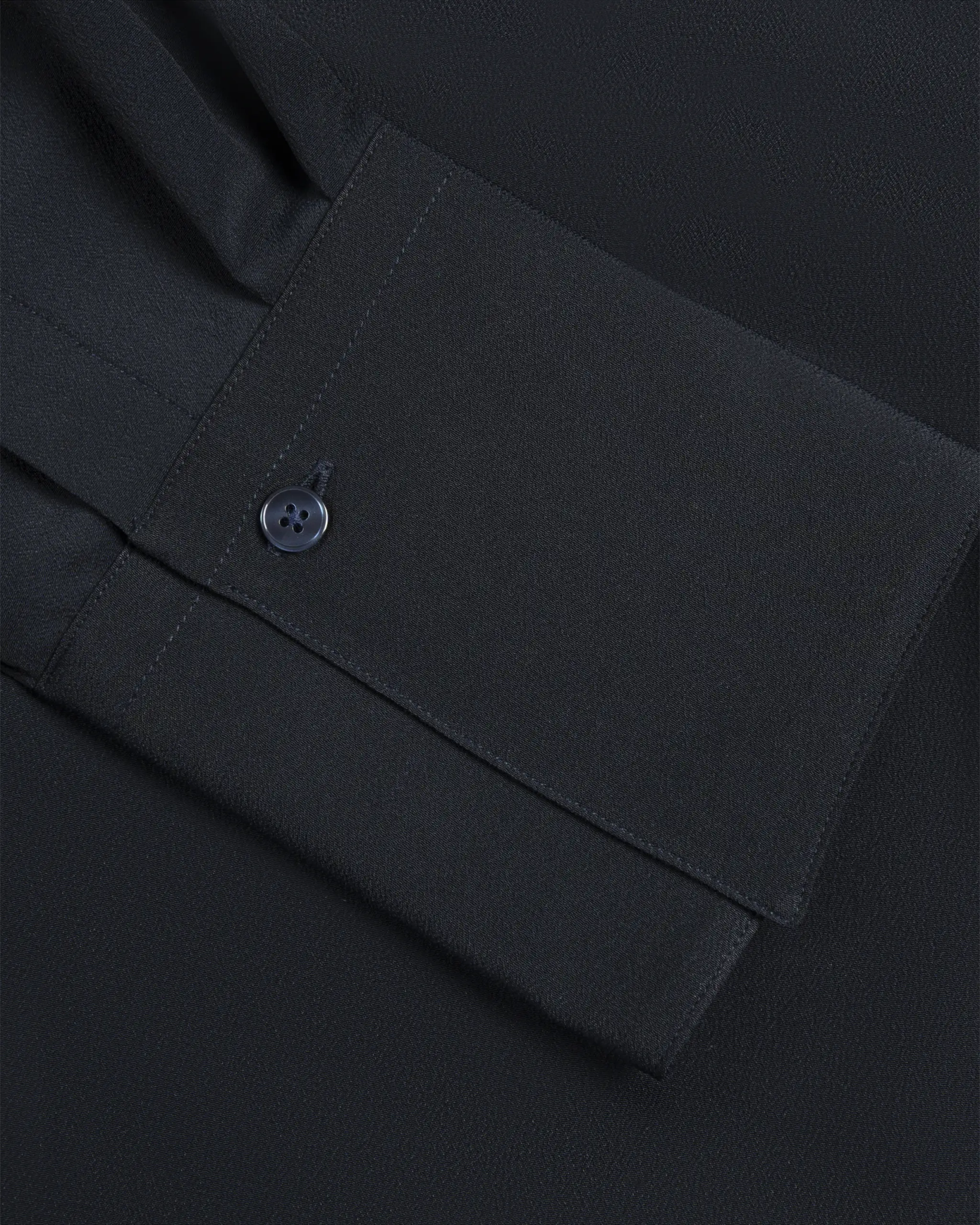 Navy Blaue Acetat Seidenbluse von Emanou - Blouses EMANOU