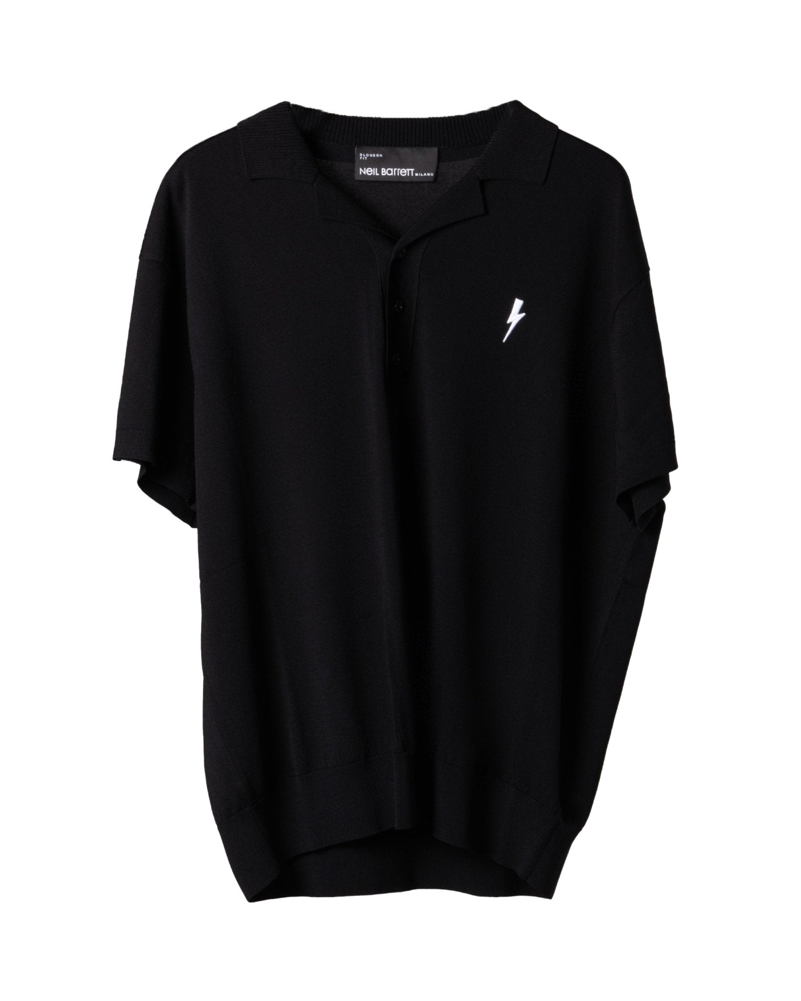 NEIL BARRETT | KNITTED BOLD POLO SHIRT - Knitwear NEIL BARRETT