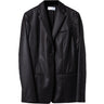 NELLS NELSON | SLIM 2 BUTTON BLAZER WITH KNIT PANEL - Blazers NELLS NELSON