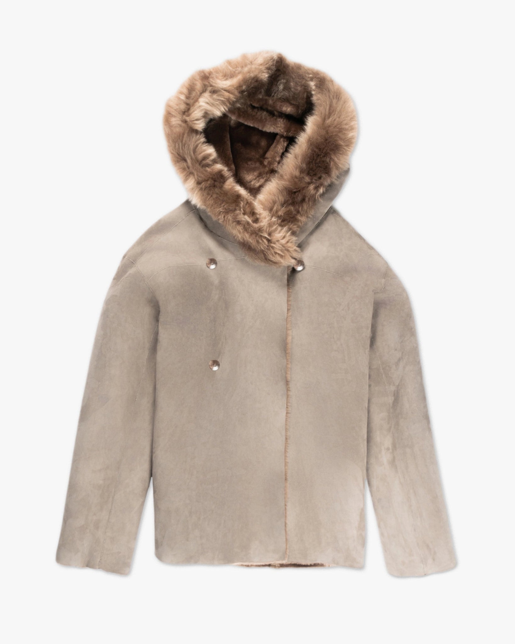 NIGEL PRESTON | LONG MINI HOODED REVERSABLE PARKA - Coats & Jackets NIGEL PRESTON