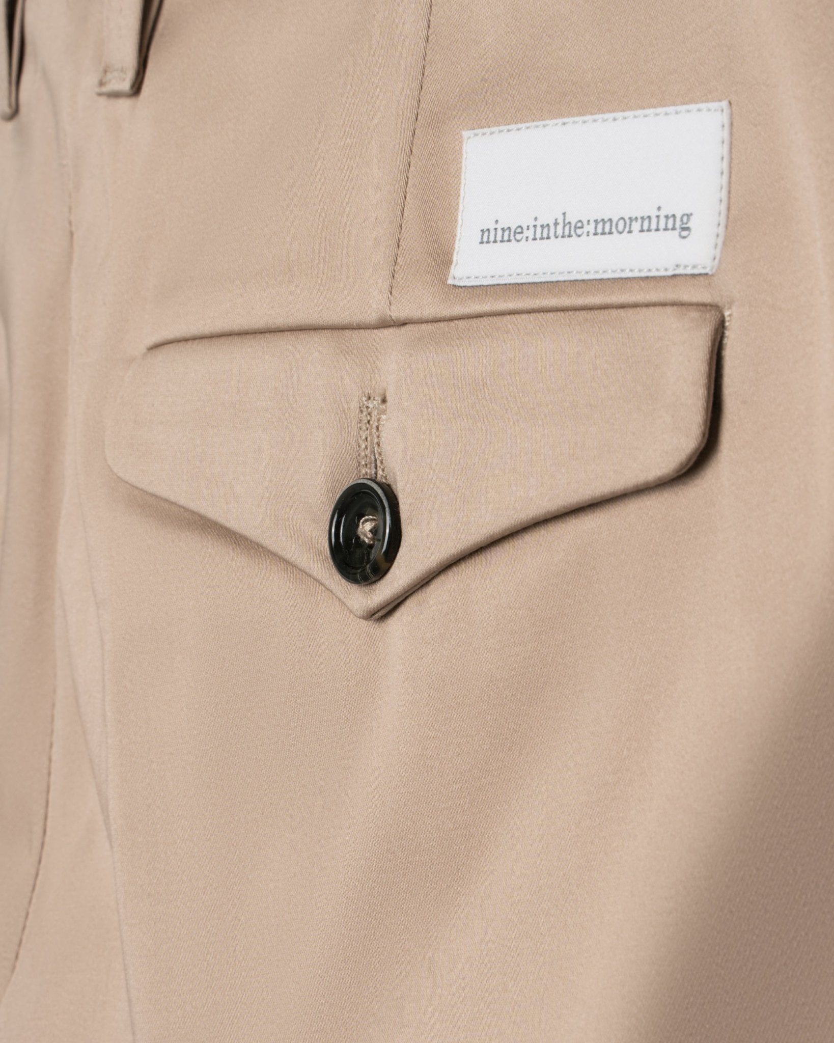 NINE IN THE MORNING | TECHNO STRETCH FLAIR CHINO WITH OPEN FRAME - Trousers NINE IN THE MOR