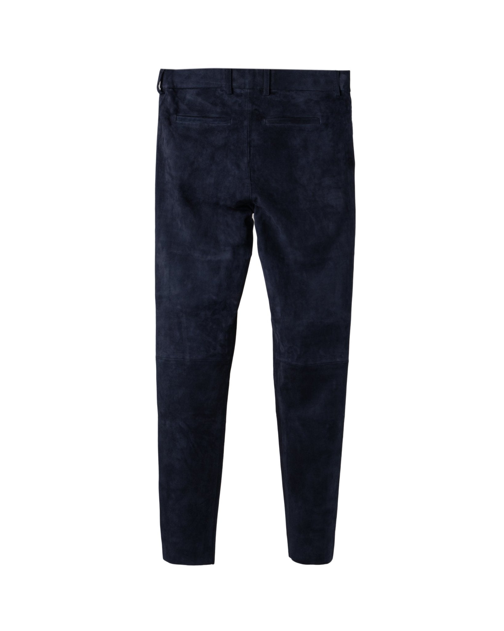 NOVE | SUEDE STRETCH LEATHER CHINO - Trousers NOVE