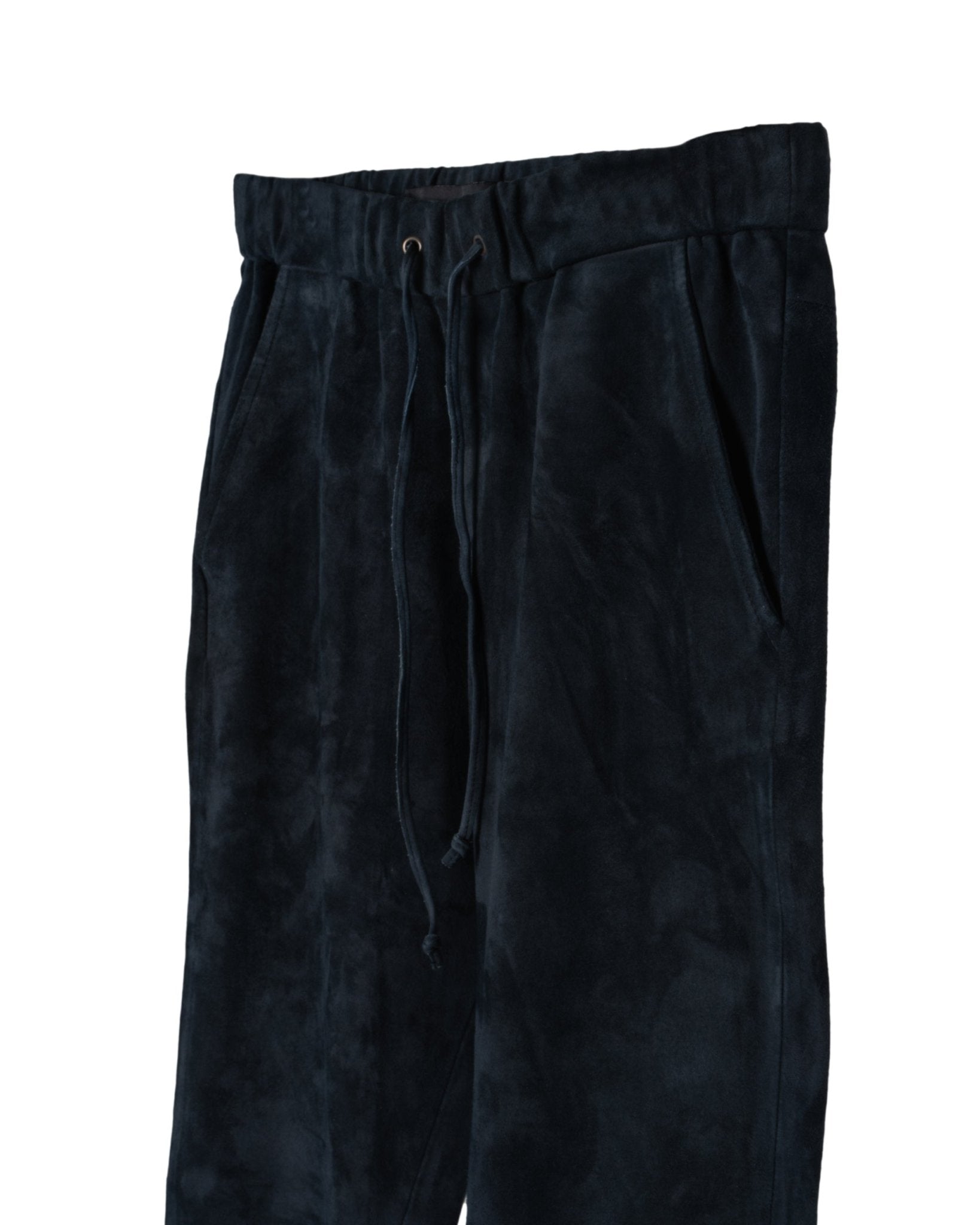 NOVE | SUEDE STRETCH LEATHER JOGG PANTS - Trousers NOVE
