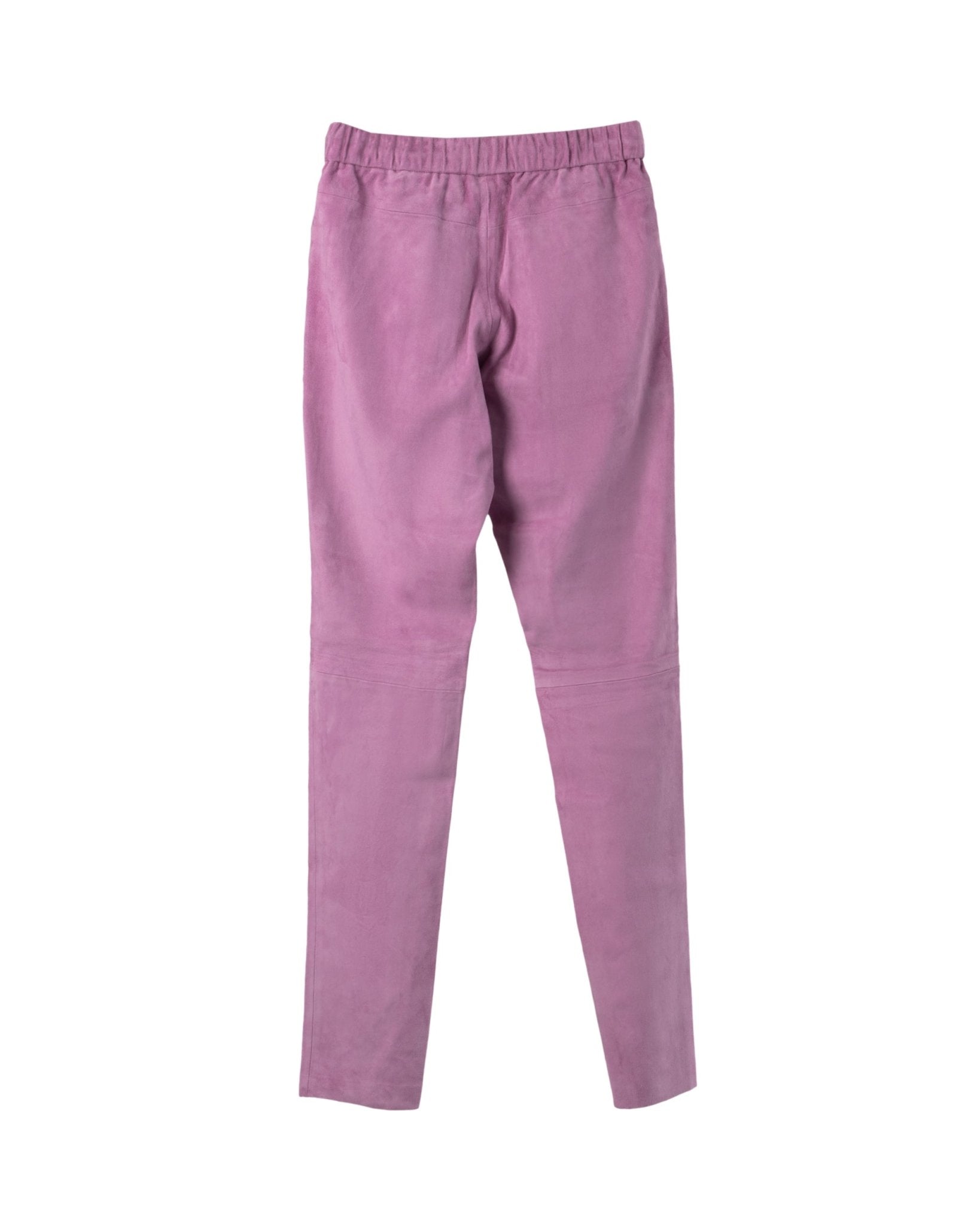 NOVE | SUEDE STRETCH LEATHER JOGG PANTS - Trousers NOVE