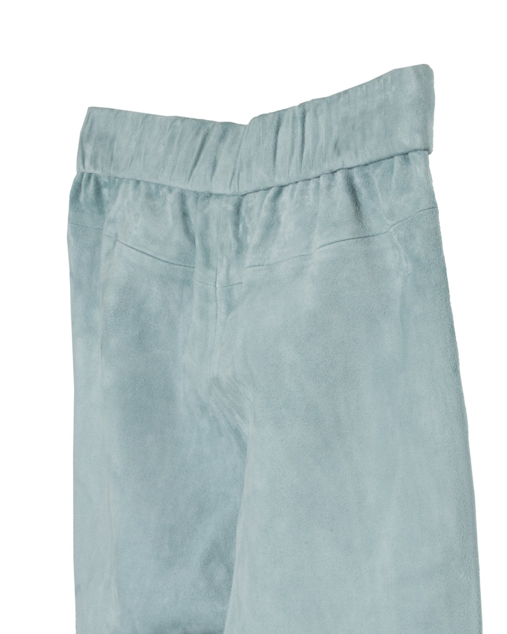 NOVE | SUEDE STRETCH LEATHER JOGG PANTS - Trousers NOVE