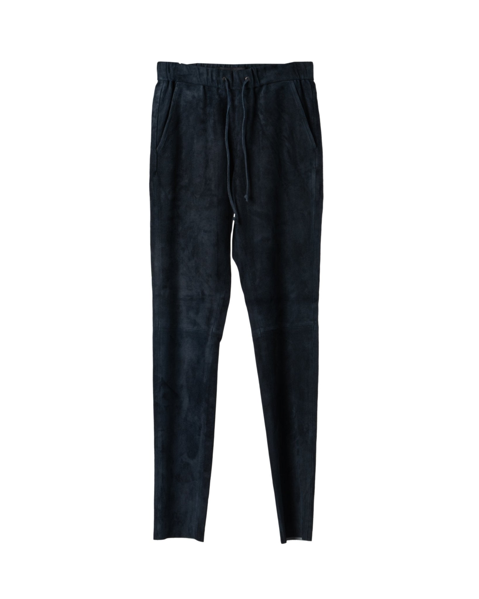 NOVE | SUEDE STRETCH LEATHER JOGG PANTS - Trousers NOVE